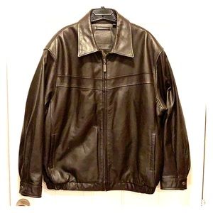 Mens Leather XL coat